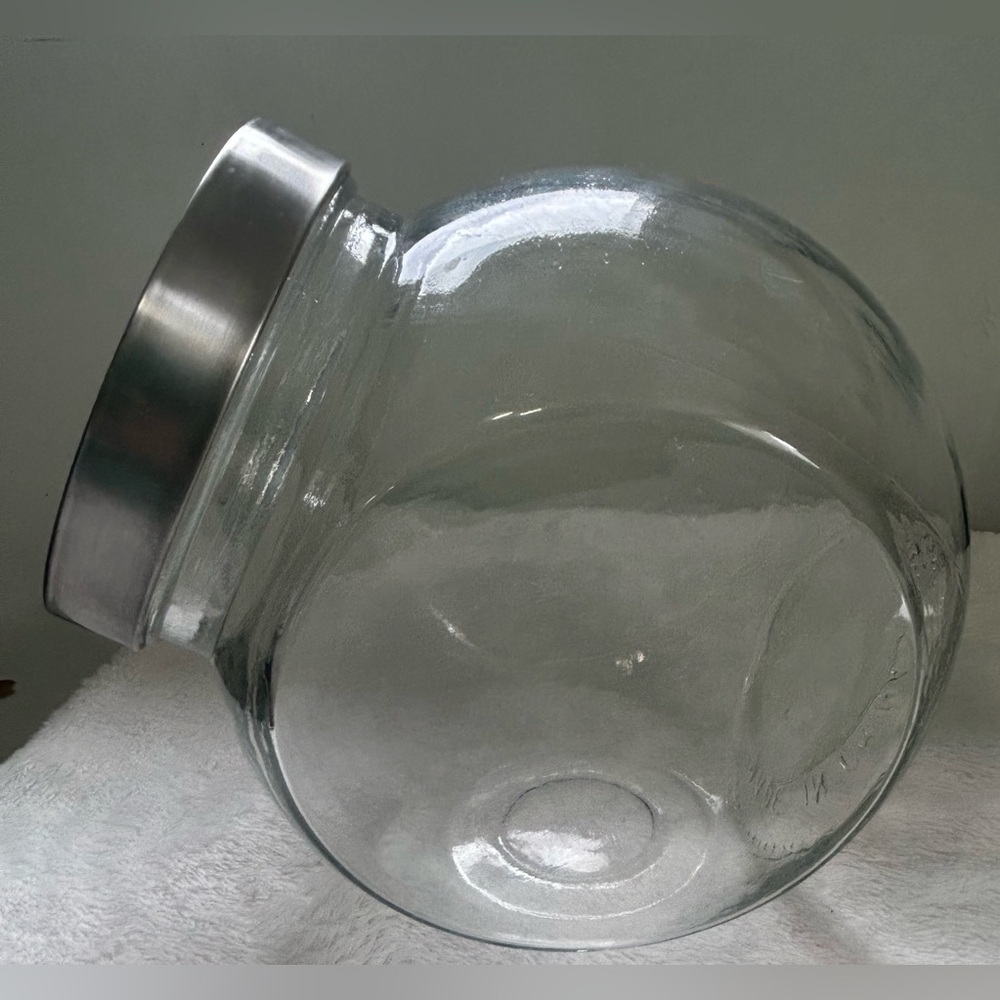 GLASS MASON CANISTER - Picture 3 of 6